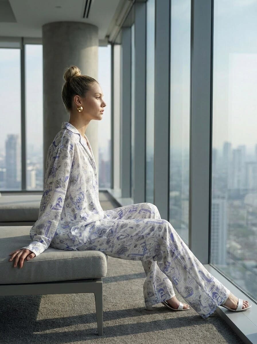 Penthouse with city view