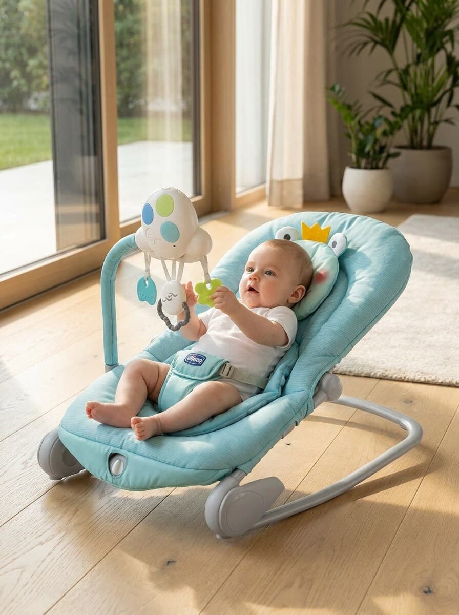 Baby in the bouncer