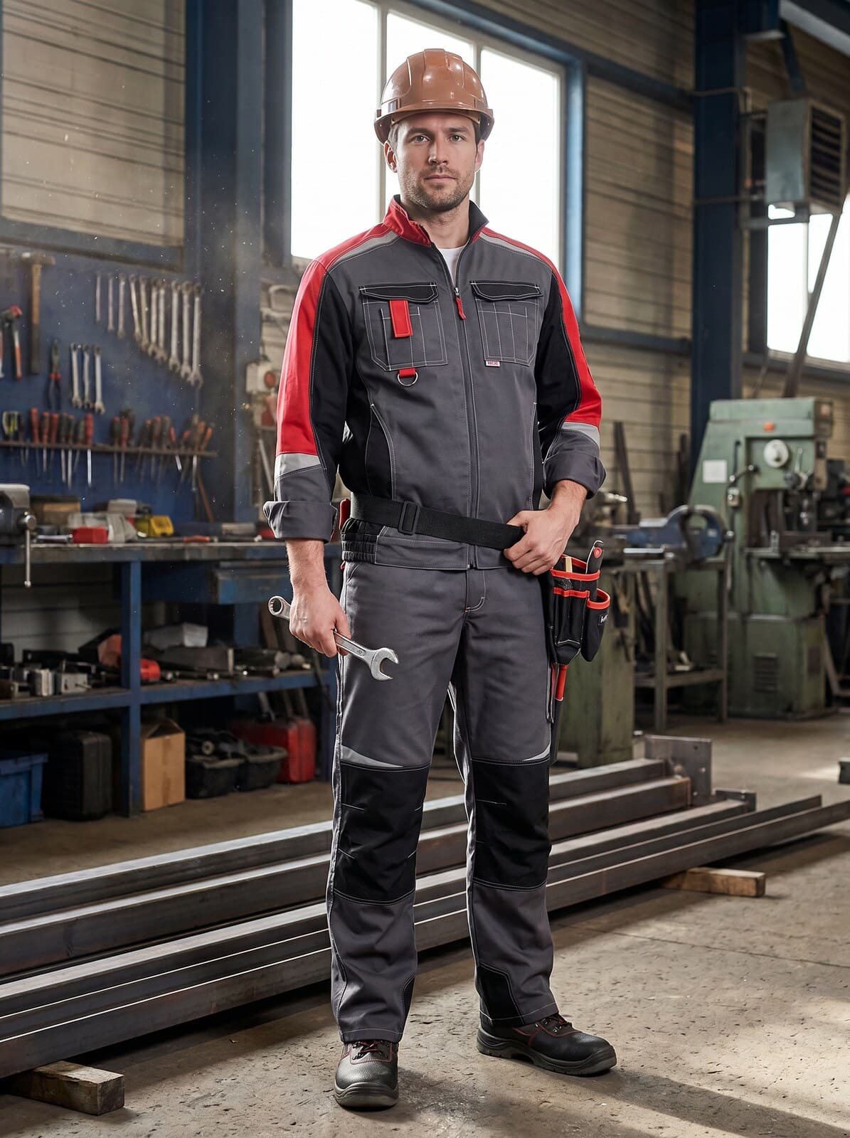 Workwear in the workshop