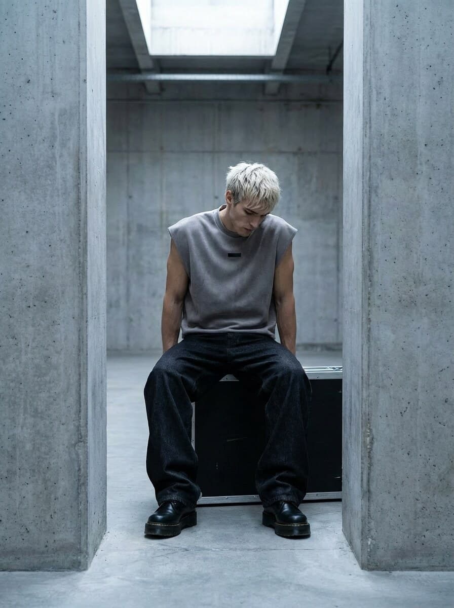 Concrete-chamber shot